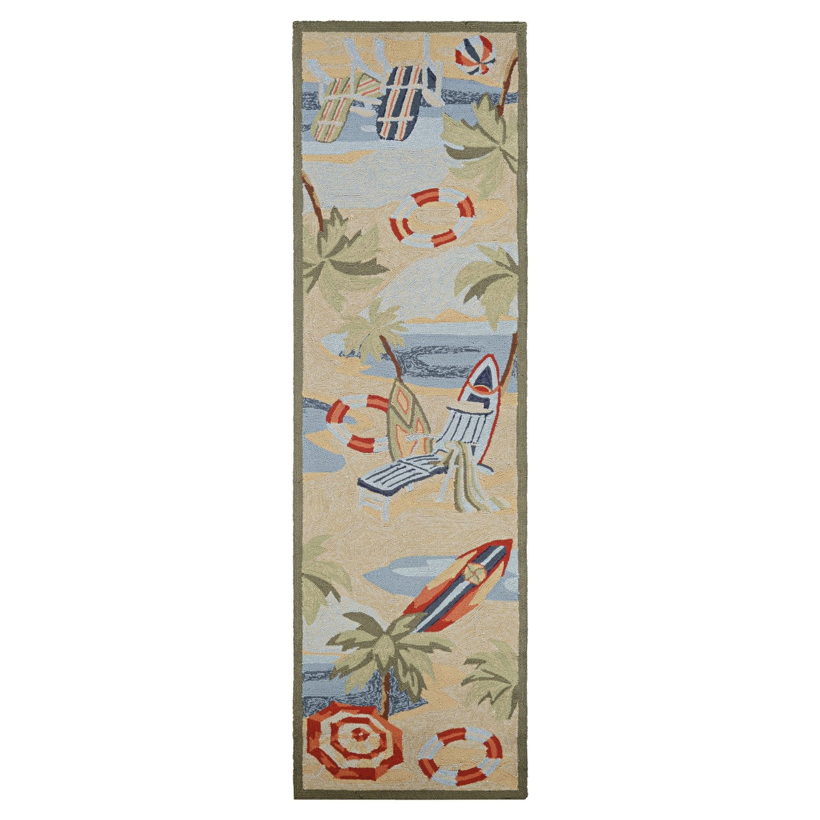 Couristan Outdoor Escape Cocoa Beach Rug, Sand