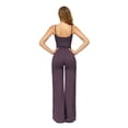 thumbnail image 4 of IDOPIP Womens Workout Sets 2 Piece Spaghetti Straps Square Neck Crop Top Straight Butt-lifting Leg Yoga Pants Pilates Outfits, 4 of 6