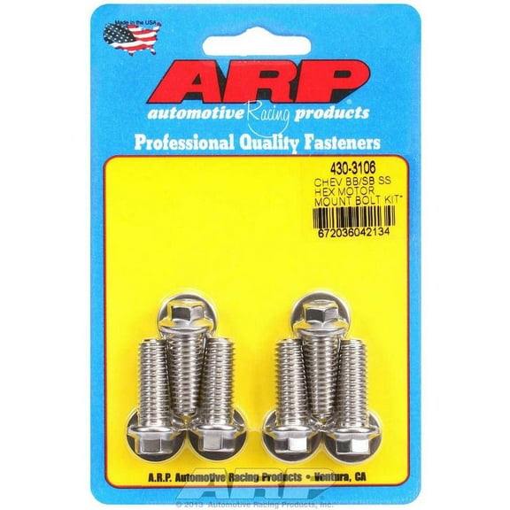 Arp Motor Mount Bolt Kit 6pt. Chevy