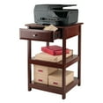 thumbnail image 6 of Winsome Delta Home Office Printer Stand, Walnut Finish, 6 of 9