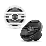 Fusion MS-RA60 Source Unit w/ Clarion CMS-651-CWB 6.5-inch Coaxial Marine ( Includes White & Black Classic Grilles)