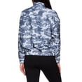 thumbnail image 3 of Reebok Womens Essential Woven Printed Quarter Zip Windbreaker with Pocket, Sizes XS-XXXL, 3 of 4