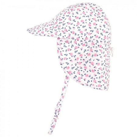 UPC: 0660168574999 | Hudson Baby Infant and Toddler Girl Sun Protection Hat Berry Floral 0-6 Months