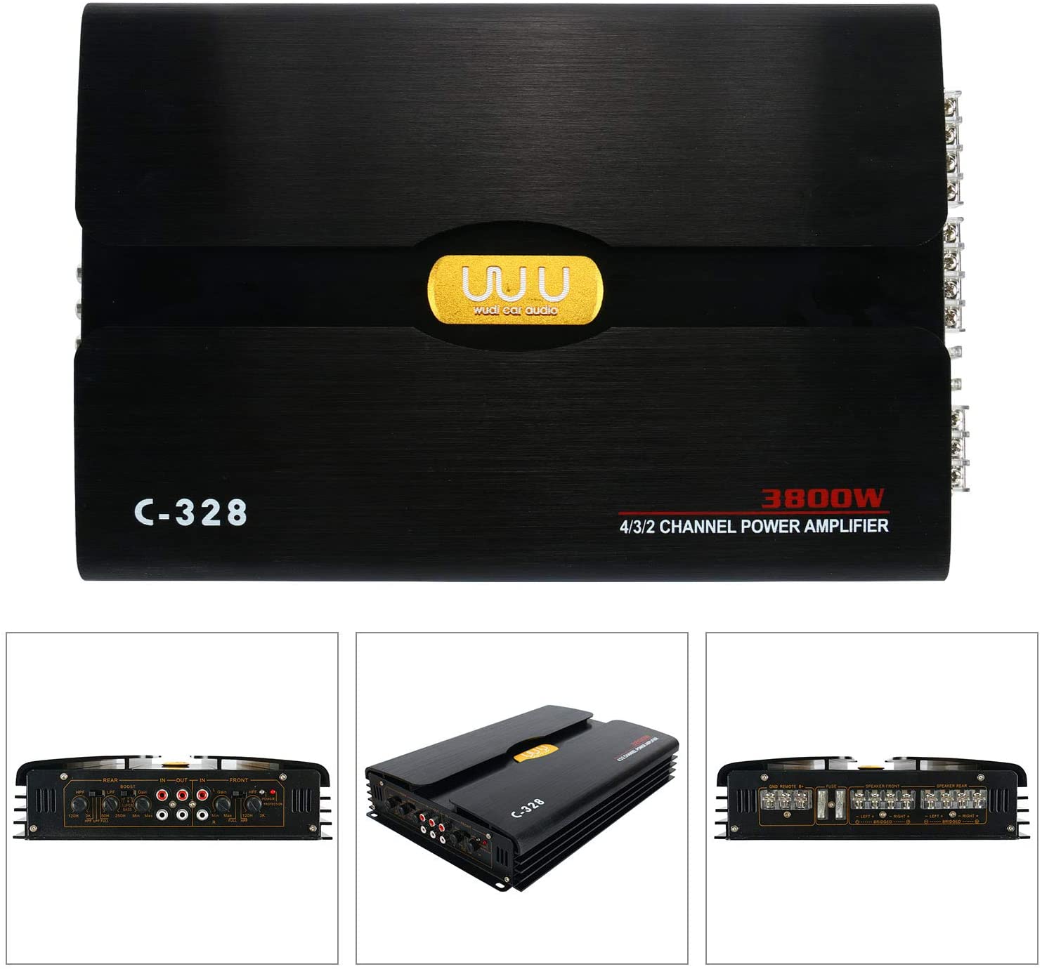 C328 4 Channel Amplifier Car Amp Subwoofer DC 12V Walmart Canada