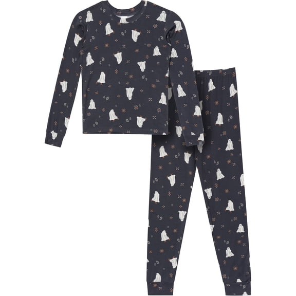 Modern Moments by Gerber Neutral Long Sleeve Halloween Pajama Set, 2-Piece, Sizes 6 - 12 Kids
