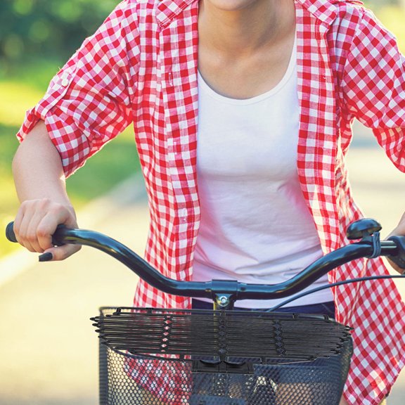 ETEREAUTY 3-Piece Black Basket Covers Accessories for Kids Cycling