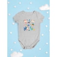thumbnail image 3 of Funny Kiddie Birds Art Bodysuit Infant -Image by Shutterstock,  6 Months, 3 of 4