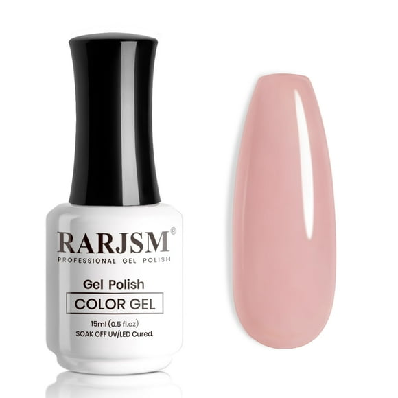 Esmalte de uñas RARJSM Nude Grey Malva Rosa 15 ml Soak Off