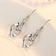 thumbnail image 4 of Pendientes para mujer, regalos para mujer, pendientes de moda para mujer, pendientes de circonita, pendientes de borlas giratorias, joyería de moda, pendientes para mujer, 4 of 5