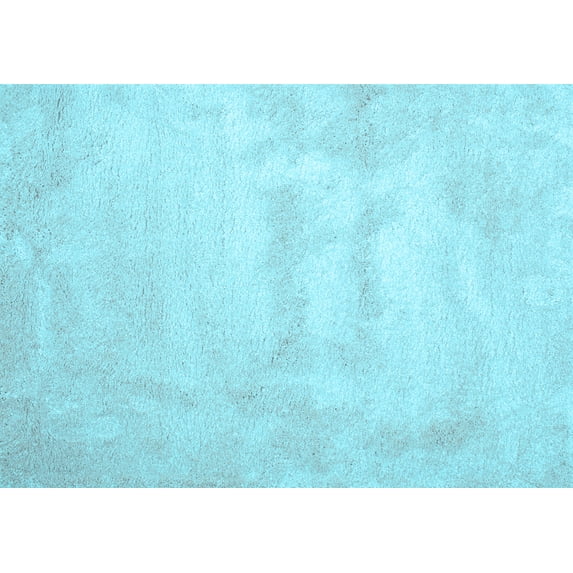 Ahgly Company Indoor Rectangle Abstract Light Blue Contemporary Area Rugs, 7' x 10'