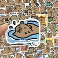 thumbnail image 5 of 62Pcs/Sheet Lovely Cartoon Capybara Sticker Selfadhesive Stickers for Crafts Scrapbooking Journal Project, 5 of 8