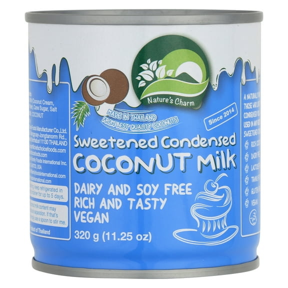 Nature's Charm Sweetened Condensed Coconut Milk 11.25 Fl oz.