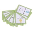 thumbnail image 2 of tarjetas flash de palabras 1 de Tarjetas Flash Preescolares Educativos DIY - Tiempo 24 Piezas Tiempo 24 piezas Magideal tarjetas flash de palabras, 2 of 7