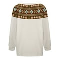 thumbnail image 4 of TINZ Cardigan Veste Style Ethnique Imprimé pour Femmes Veste d'Automne et d'Hiver pour Femmes Long Cardigan Léopard pour Femmes Cardigan à Franges pour Femmes Chandail Cardigan, 4 of 4