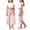 Pink, variant on Weebloom Girls Flared Leggings Bell Bottoms High Waist Solid Color Wide Leg Loose Casual Cropped Capris Yoga Dance Pants Rose Gold 13-14 Years