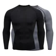 thumbnail image 1 of 2pcs Playera De Licra Deportiva Para Hombre Compresión Gym, 1 of 8