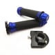 thumbnail image 1 of Kenally Par ajustable de 22 mm para manillar de motocicleta, kit de empuñaduras de aleación de aluminio, empuñaduras de barra para Motor Cruiser en Accesorios para motos azul Kenally VI002286-04, 1 of 6