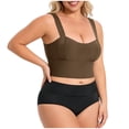 thumbnail image 5 of SPZTSX Plus Size Support Wireless Bras for Women Longline Wide Strap Breathable Comfort Seamless Everyday Sports Underwear, 5 of 8