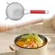 thumbnail image 1 of Colador de fideos de malla de acero inoxidable Binaural para freír alimentos Macarena 19cm, 1 of 8