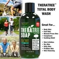 Oleavine TheraTree Tea Tree STF9 Oil Soap with Neem Oil 12oz Helps