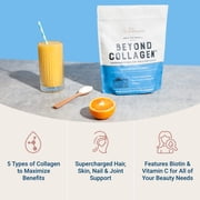 Live Conscious Beyond Collagen Powder with Biotin & Vitamin C, Unflavored, Multi-Type I, II, III, V & X, 41 Servings