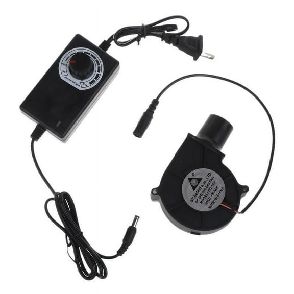US Plug BBQ Fan Air Blower 12V Large Air Flow 110V 220V AC Powered BBQ Fan