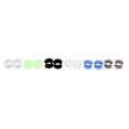 thumbnail image 1 of 2x 6 Pairs Thin Soft Silicone Flexible Colorful Ear Tunnels Double Flared Expander Ear Gauges for Women Men Gifts Yinane Medidores de tapones para los oídos de silicona, 1 of 8