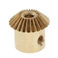 thumbnail image 3 of 0.5 modulus brass bevel gear with 25 , hole diameter of . drive 3mm Hole, 3 of 8