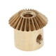 thumbnail image 3 of Módulo de Engranaje de Tornillo (Worm Gear) de de 25 con de Agujero de 3/ 4/ 5 mm Agujero de 3 mm Macarena Engranaje cónico de latón, 3 of 8