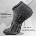 thumbnail image 4 of CAILDANL Mens Athletic Ankle Socks Moisture Wicking Cushion Running Low Cut Sock 6 Pack, 4 of 7