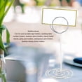 thumbnail image 3 of 24 Pcs Support de Numéro de Table en Acier Inoxydable, Support de Photo Multifonctionnel 85mm pour Mariage, Fête, Bureau, Décoration de Maison, 3 of 7