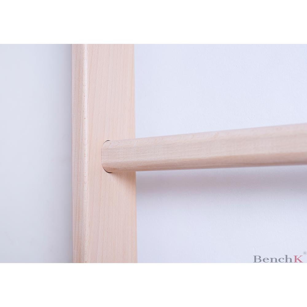BenchK 100 solid beech wood wall bars with 8 rungs