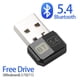 thumbnail image 2 of Adaptador USB Bluetooth 5.4 Adaptador de audio Dongle Mini receptor/transmisor inalámbrico USB para PC/computadora portátil Controlador gratuito para Win10/11, 2 of 5