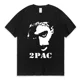 thumbnail image 3 of Camiseta de moda de verano para hombres y mujeres, Tops de rapero Tupac, ropa de calle de Hip Hop, camiseta de manga corta de gran tamaño, Camiseta de algodón 2023, 3 of 5