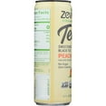 thumbnail image 2 of Zevia Organic Peach Sweetened Black Tea, 12 Fluid Ounce -- 12 per Case., 2 of 3