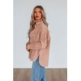 thumbnail image 2 of Lovelynn Shacket - Dusty Mauve, 2 of 5