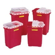 Becton Dickinson Sharps Container - 19 Gal, Red, Clear To, Each - Model 305609