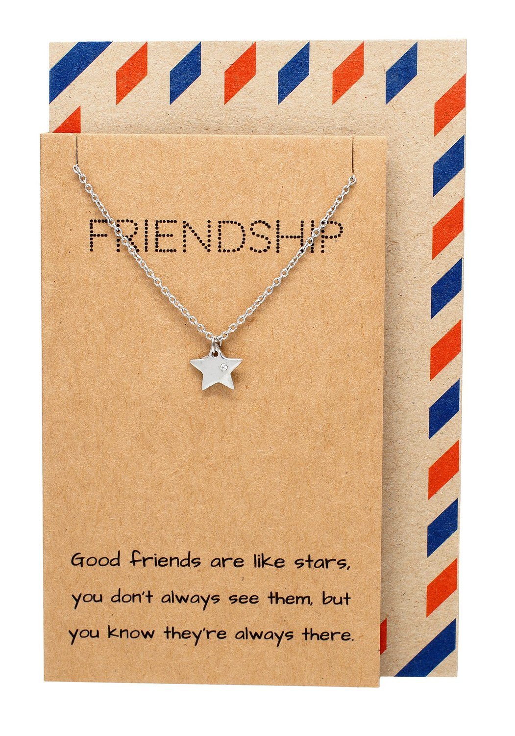 Quan Jewelry Quan Jewelry Best Friends Necklace Star Pendant