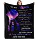 thumbnail image 1 of LHSHID Gifts for Mom from Son Blanket Gifts for Mom Mothers Day Birthday Gifts for Mom Great Mother Gifts Mom Birthday Gifts from Son Gift for Mom Mother Mama New Mom Throw Blanket 30"x40", 1 of 7