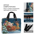 thumbnail image 4 of Laptop Bag Laptop Briefcase 15.7 x 3 x 11.8 Inches Laptop Bag Briefcases Laptop Storage Travel Laptop Bag Work Laptop Bag Santa Claus and Reindeer, 4 of 8