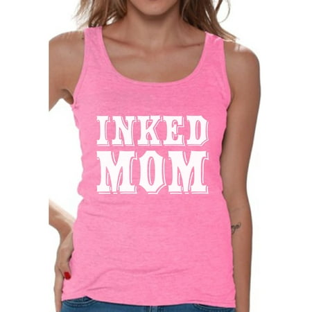 Awkward Styles Inked Mom Tank Top for Women Tattooed Mom Tank Top Women's Tatted Sleeveless Shirt Summer Workout Clothes Cool Mom Gifts Best Mom Ever Tank Top Tatted Mom Tank Tattoo (Top 5 Best Shoulder Workouts)