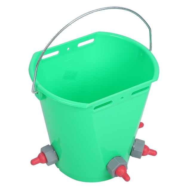 Cubo de alimentación de leche para ganado, HL MP69, plástico, pezón múltiple, cubo de alimentación de leche de cordero, diseño elevado