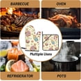 thumbnail image 3 of Oven Mitts and Pot Holders 4 Pcs Sets, Baking Cute Gnome Easter Eggs Yellow Heat Resistant Kitchen Cooking Gloves for Grill BBQ Kitchen Decor, 3 of 6