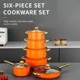 thumbnail image 3 of 12-Piece Stainless Steel Cookware Set, Dual Handle Cooking Pots with Lids, Compatible with Induction and Gas Stove, Multi-Purpose for Soup, Hot Pot, Pasta and Seafood, 3 of 7