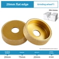 thumbnail image 1 of Durable Hardened Alloy Diamond Grinding Wheel with Direct Edge Design – Efficient 20mm Thickness Grinding Tool for Marble, Quartz, Ceramics – Ideal for Stone Processing,, DIY & Professional Use –, 1 of 6