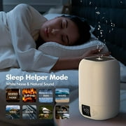 Thpoplete Night Light Bluetooth Speaker , Alarm Clock, White Noise Sound Machine, Gift for Teenage Girls/Boys