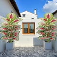 thumbnail image 5 of 2 large artificial palm trees and banana trees, multi-functional simulated green plants, suitable for any season, luxury garden, courtyard wedding, indoor and outdoor decoration  Decor Decorative, 5 of 18