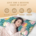 thumbnail image 4 of Lsque Colorful Cow Body Pillow Case Cover,Ultra-Soft Microfiber Bed Pillow Cases 20x54 inches,Elegant Bedding,Breathable Durable Pillow Cover with Envelope Closure, 4 of 8