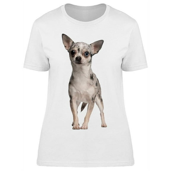 Adorable Chihuahua Standing Up T-Shirt Women -Image by Shutterstock, Female Small