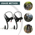thumbnail image 5 of YAAQII for Goodtaste GT03 E-bike Brake Lever Set Waterproof Power-off Oil 2pin Brake Handle Aluminum Alloy Construction 350CM Cable Length 22.2mm Installation Aperture for Mountain Bike, 5 of 10